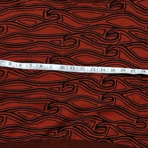 Scotch and Soda Anthropologie Rust Flame Sweater XS New Without Tags - Picture 15 of 16